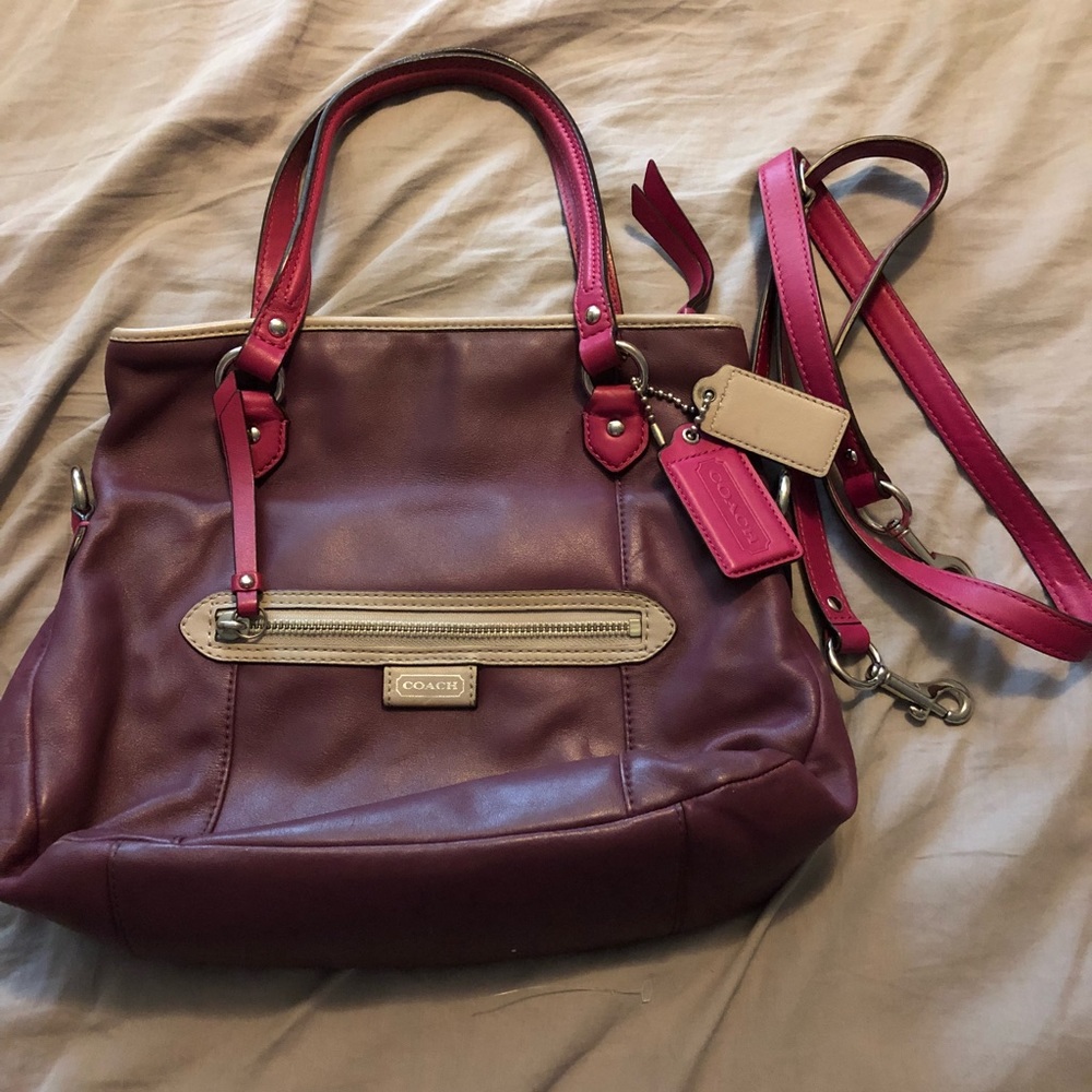 COACH Daisy Spectator Leather Mia bag
